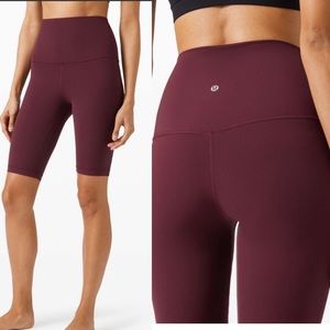 Lululemon align high waist 8" bike shorts Size 8